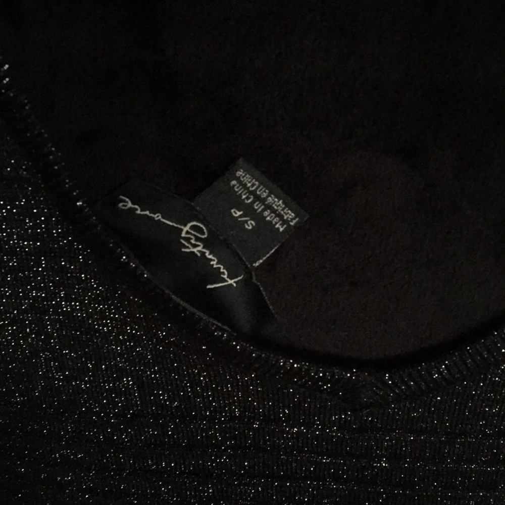 Black and gold shimmer dress - Picture 5 of 6